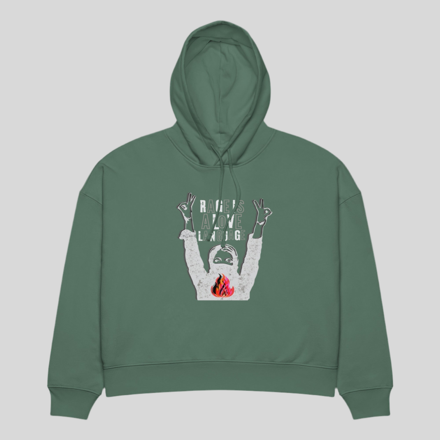 Rage Is A Love Language - Regular Fit Organic & Recycled Mid-Weight Hoodie