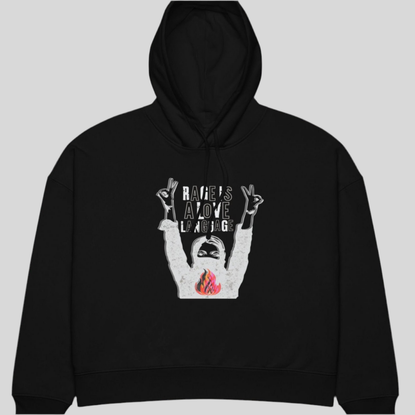 Rage Is A Love Language - Regular Fit Organic & Recycled Mid-Weight Hoodie