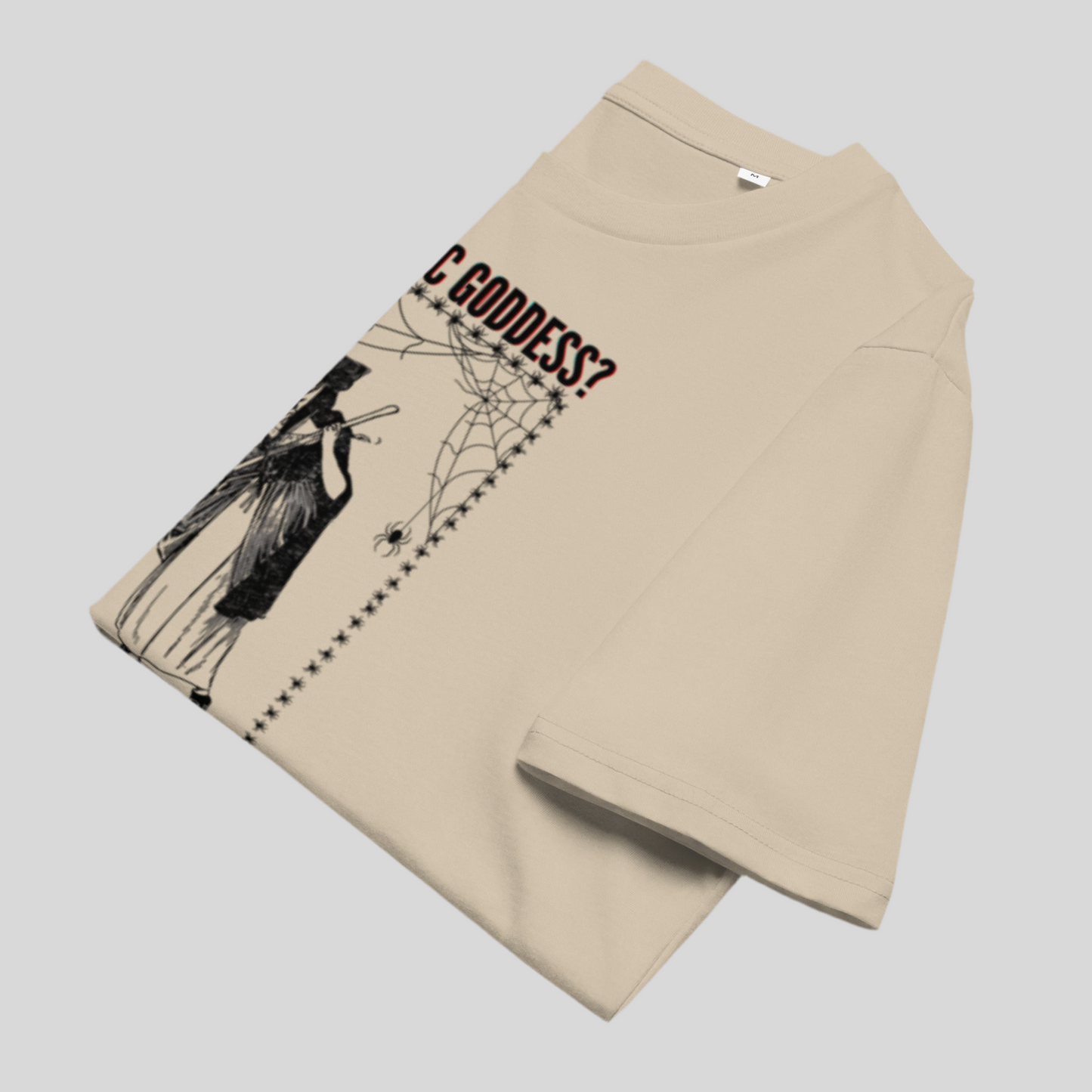 Domestic Goddess? Try Domestic Menace - Unisex 100% organic cotton t-shirt