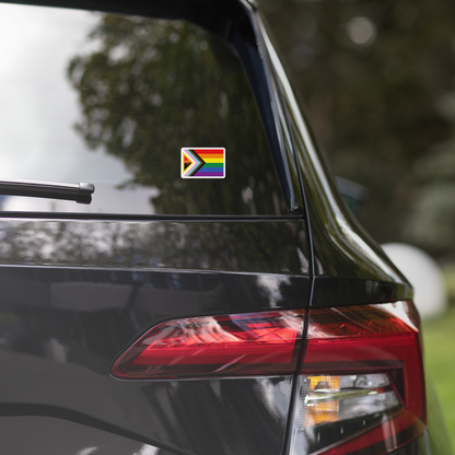 🌈 Pride Stickers - Queer Liberation Flag • Anarchist + Intersex Edition