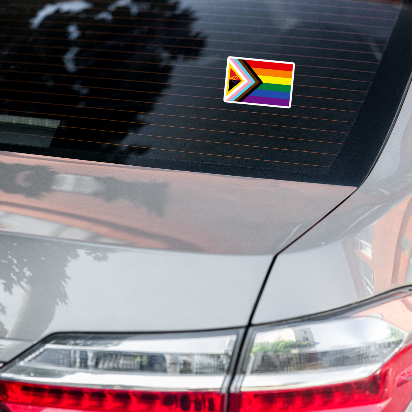 🌈 Pride Stickers - Queer Liberation Flag • Anarchist + Intersex Edition