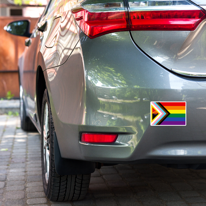 🌈 Pride Stickers - Queer Liberation Flag • Anarchist + Intersex Edition