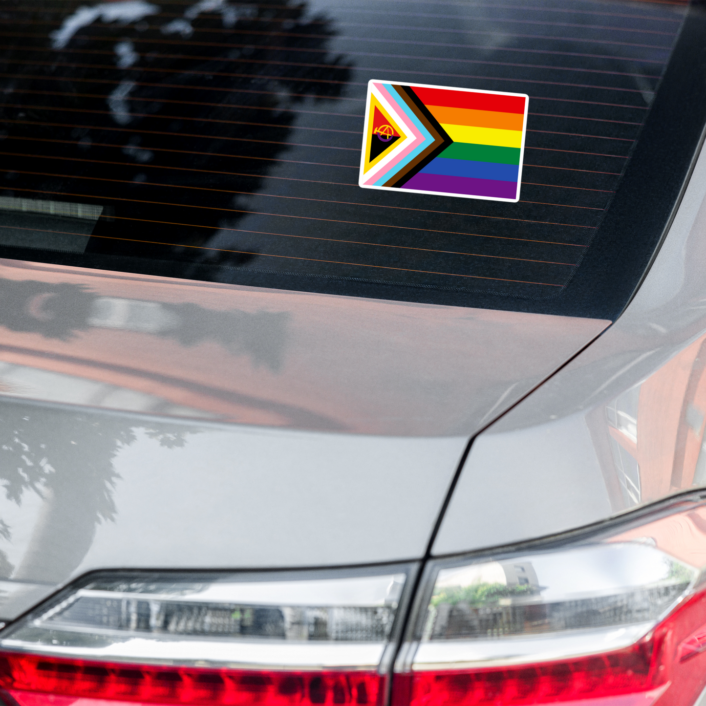 🌈 Pride Stickers - Queer Liberation Flag • Anarchist + Intersex Edition