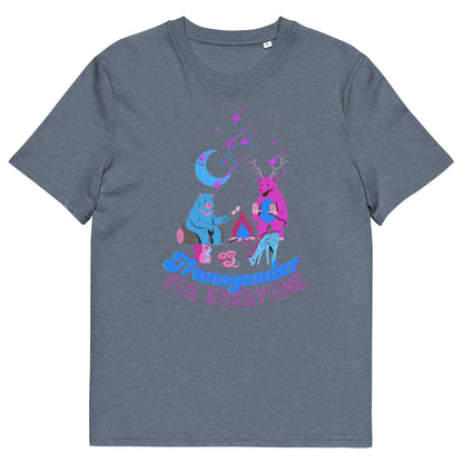 Transgender for Everyone Shirt - LGTBQ+ Graphic Tee, Unisex organic cotton