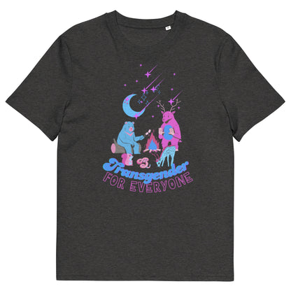 Transgender for Everyone Shirt - LGTBQ+ Graphic Tee, Unisex organic cotton