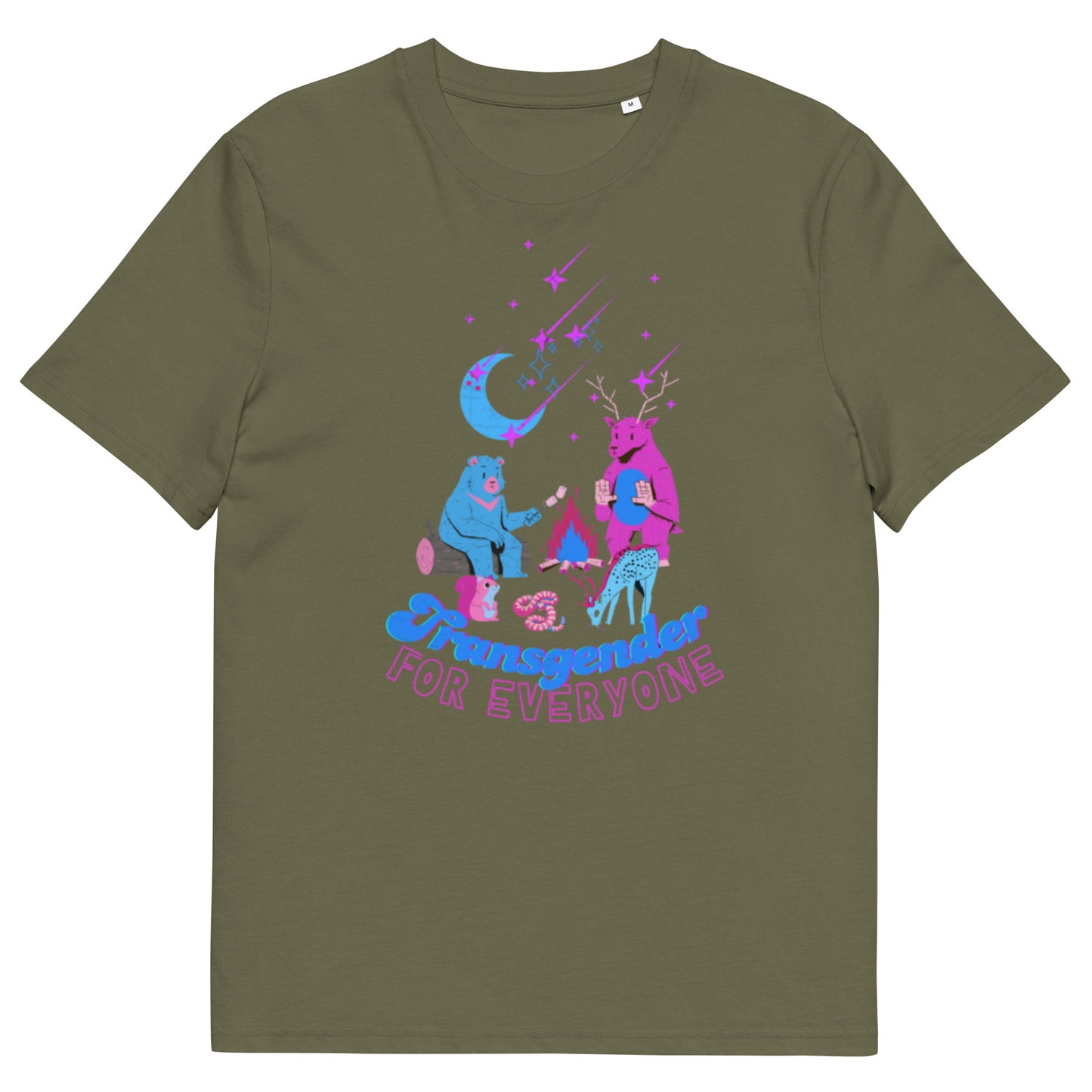 Transgender for Everyone Shirt - LGTBQ+ Graphic Tee, Unisex organic cotton