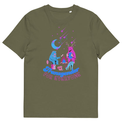 Transgender for Everyone Shirt - LGTBQ+ Graphic Tee, Unisex organic cotton