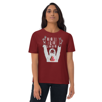 Rage Is a Love Language — Unisex organic cotton t-shirt
