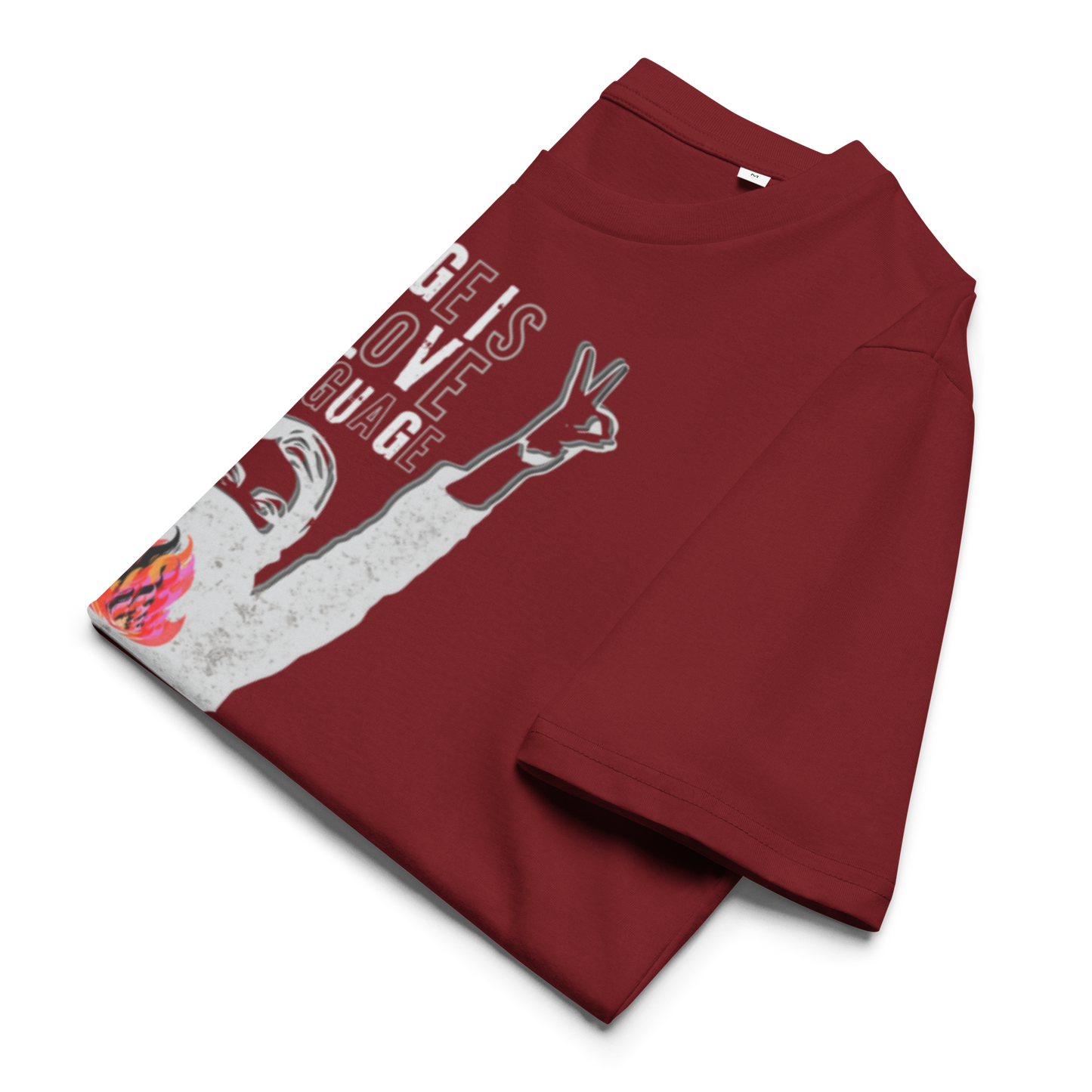 Rage Is a Love Language — Unisex organic cotton t-shirt