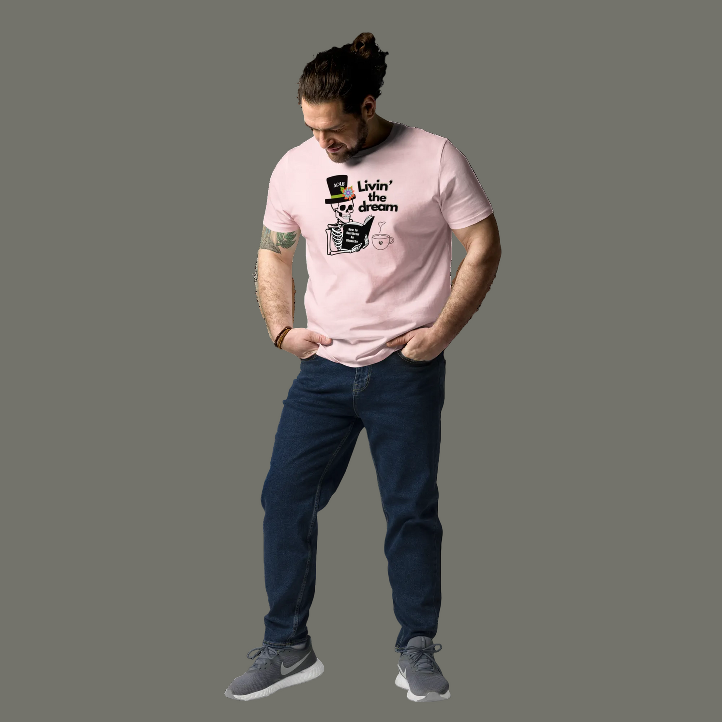 Livin' the dream / ACAB - Unisex 100% organic cotton t-shirt