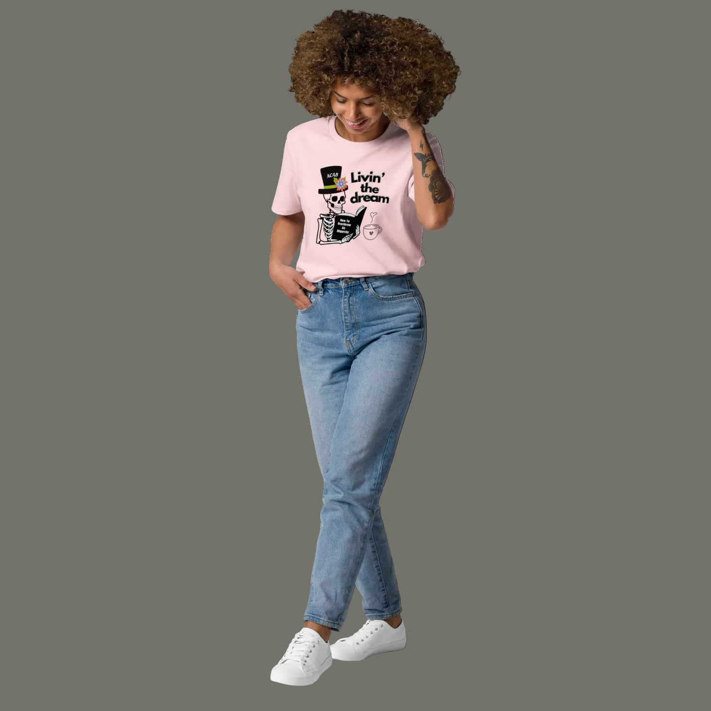 Livin' the dream / ACAB - Unisex 100% organic cotton t-shirt