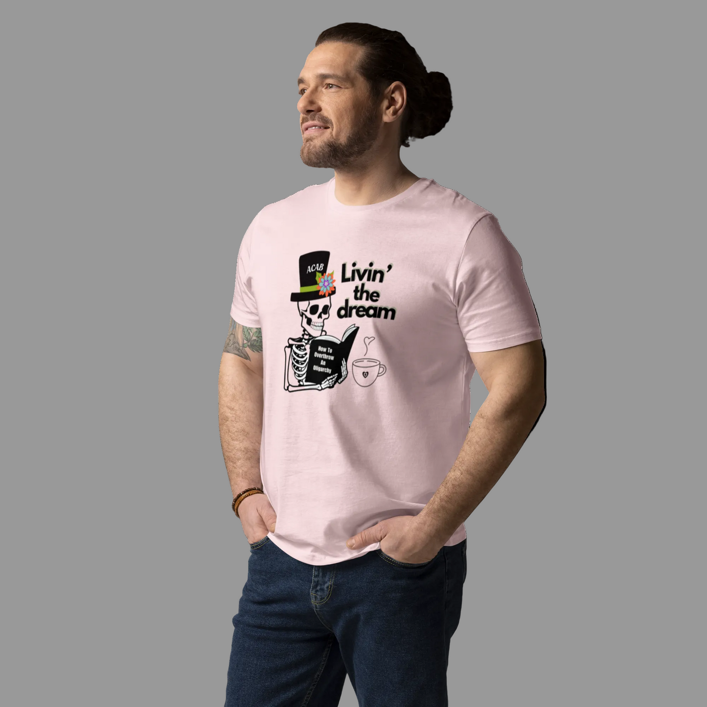 Livin' the dream / ACAB - Unisex 100% organic cotton t-shirt