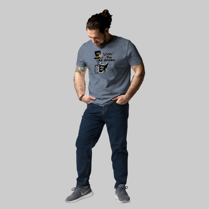 Livin' the dream / ACAB - Unisex 100% organic cotton t-shirt
