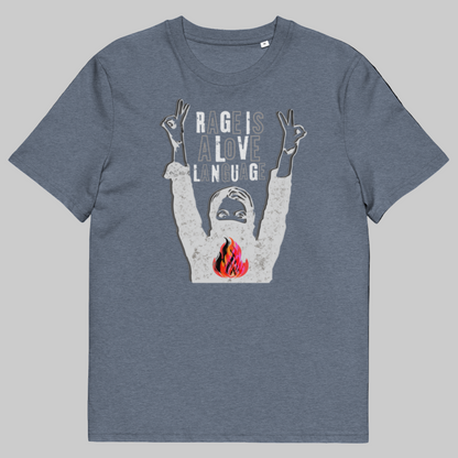 Rage Is a Love Language — Unisex organic cotton t-shirt
