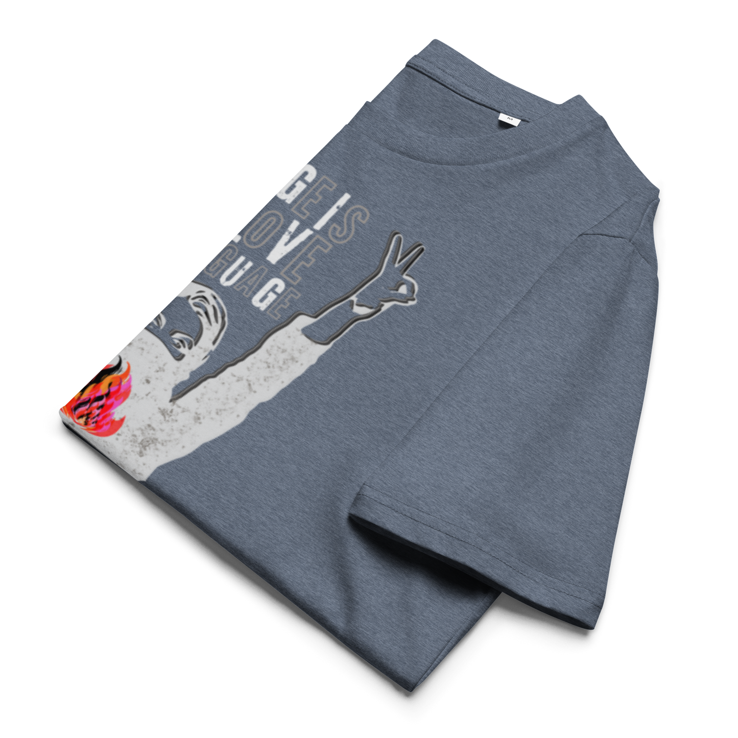 Rage Is a Love Language — Unisex organic cotton t-shirt