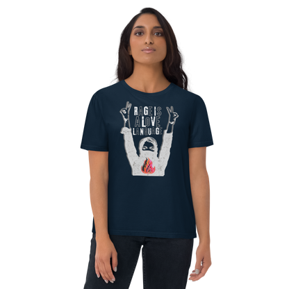 Rage Is a Love Language — Unisex organic cotton t-shirt