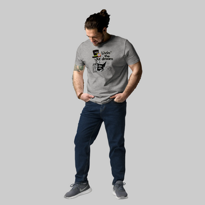 Livin' the dream / ACAB - Unisex 100% organic cotton t-shirt