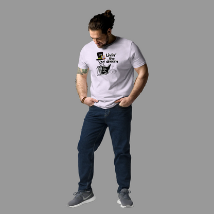 Livin' the dream / ACAB - Unisex 100% organic cotton t-shirt