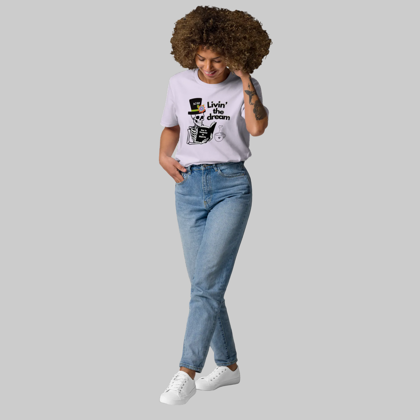 Livin' the dream / ACAB - Unisex 100% organic cotton t-shirt
