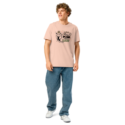 Yeehaw, Fuck the Law — Organic Ribbed-Neck Tee (Up to 5XL)