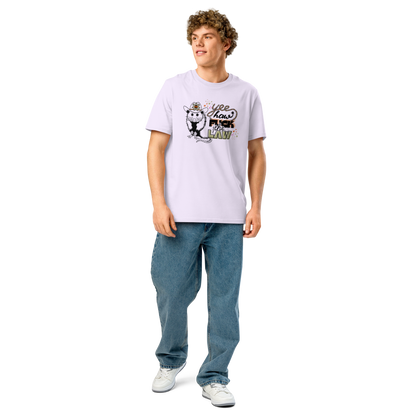 Yeehaw, Fuck the Law — Organic Ribbed-Neck Tee (Up to 5XL)